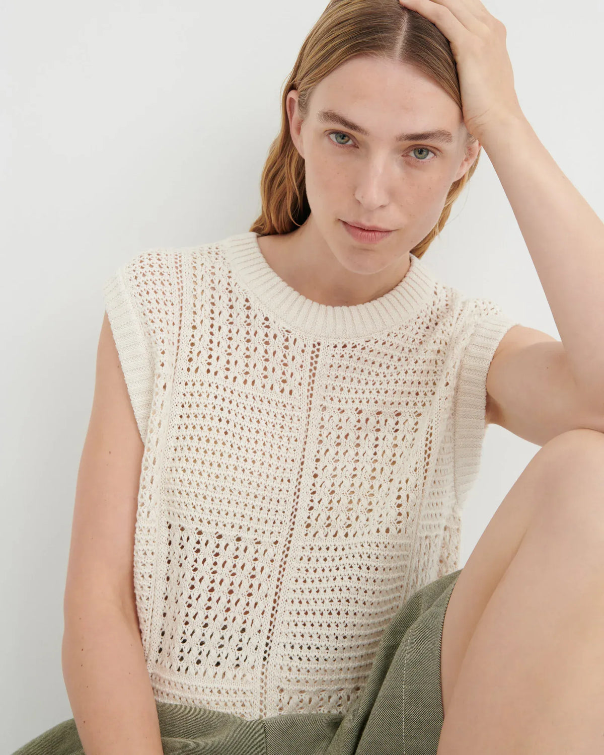 Verse Top - Ecru