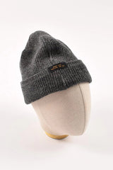 Wool Knit Watch Cap - Charcoal