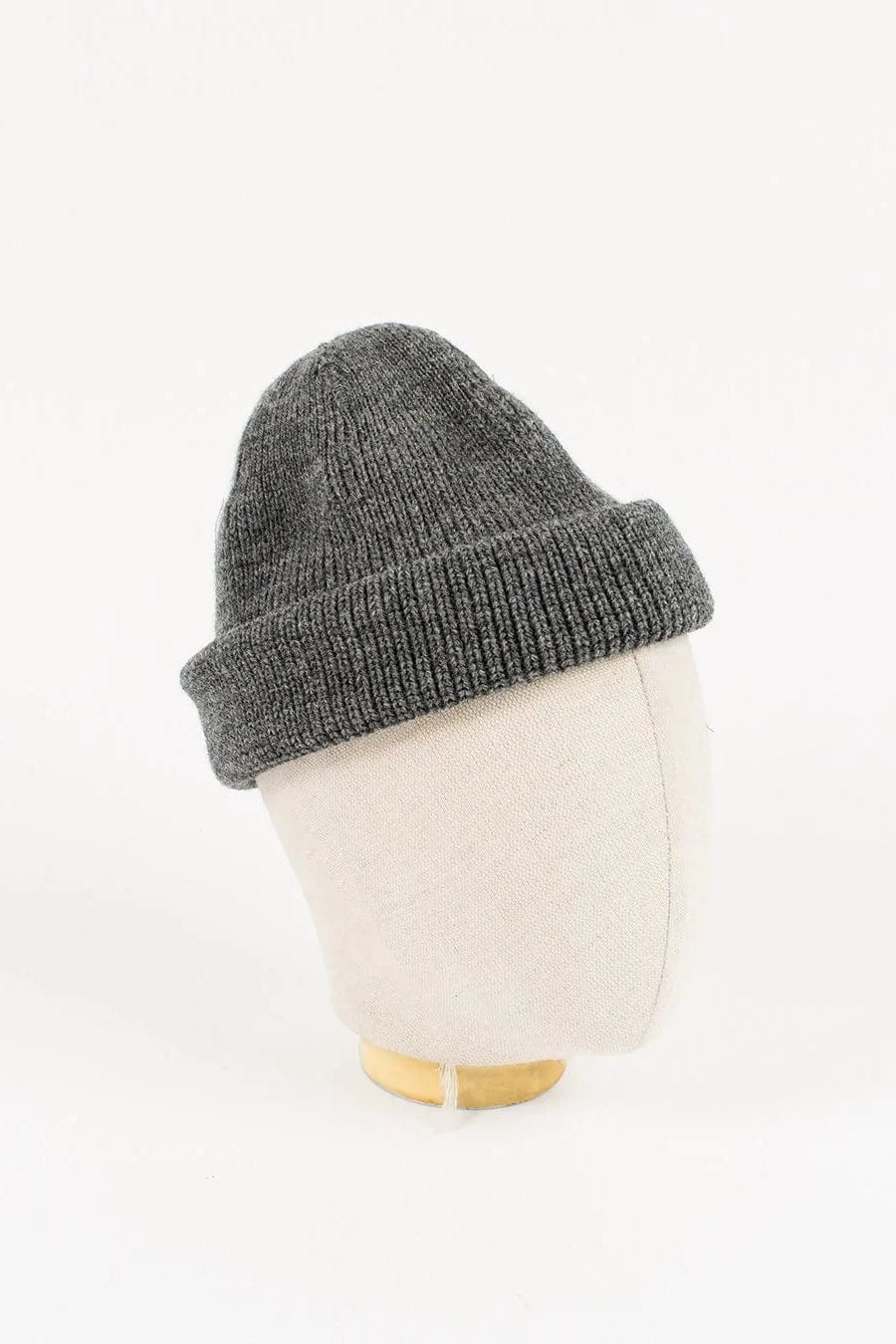 Wool Knit Watch Cap - Charcoal