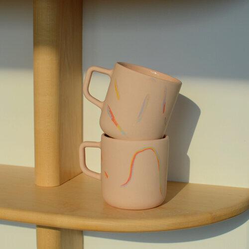 Rainbow Nerikomi Mug