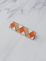 Carlotta Hair Clip in Orange