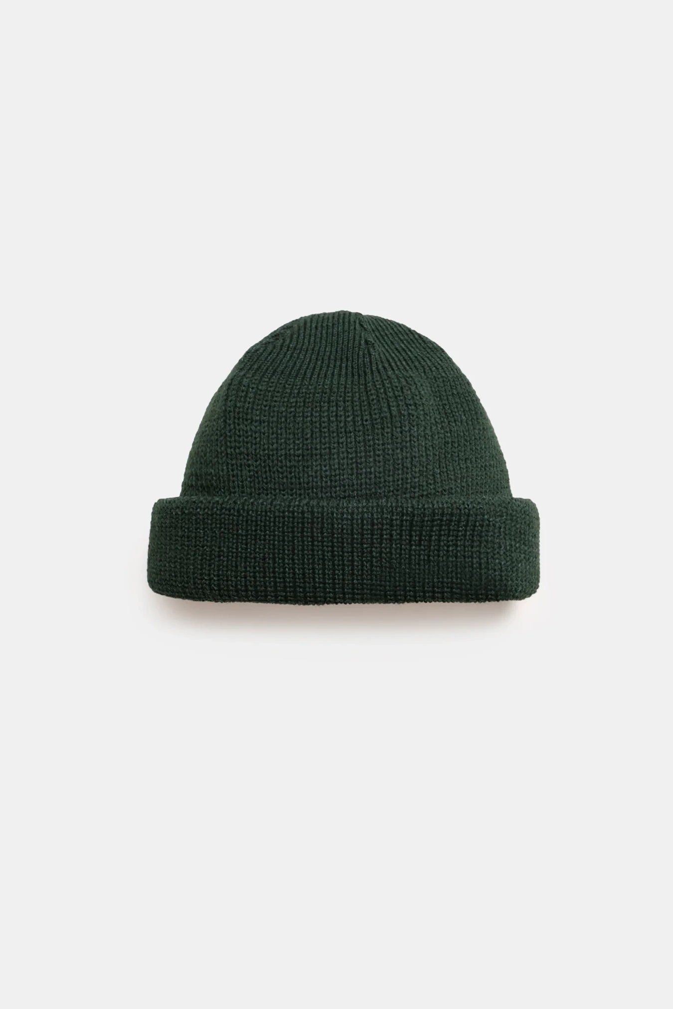 Wool Knit Watch Cap - Pine