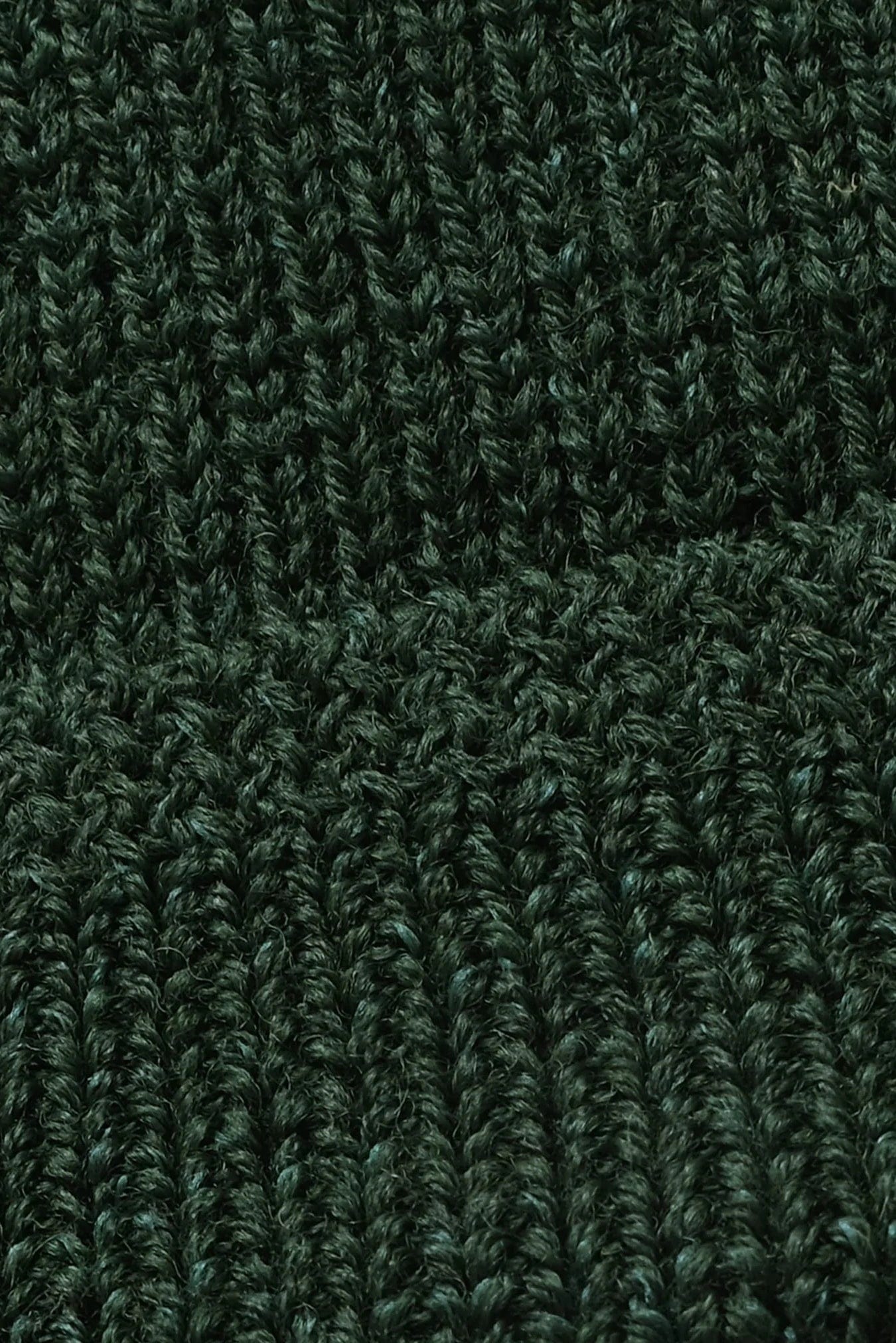 Wool Knit Watch Cap - Pine