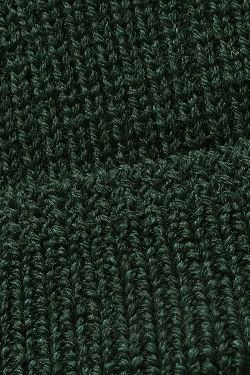 Wool Knit Watch Cap - Pine