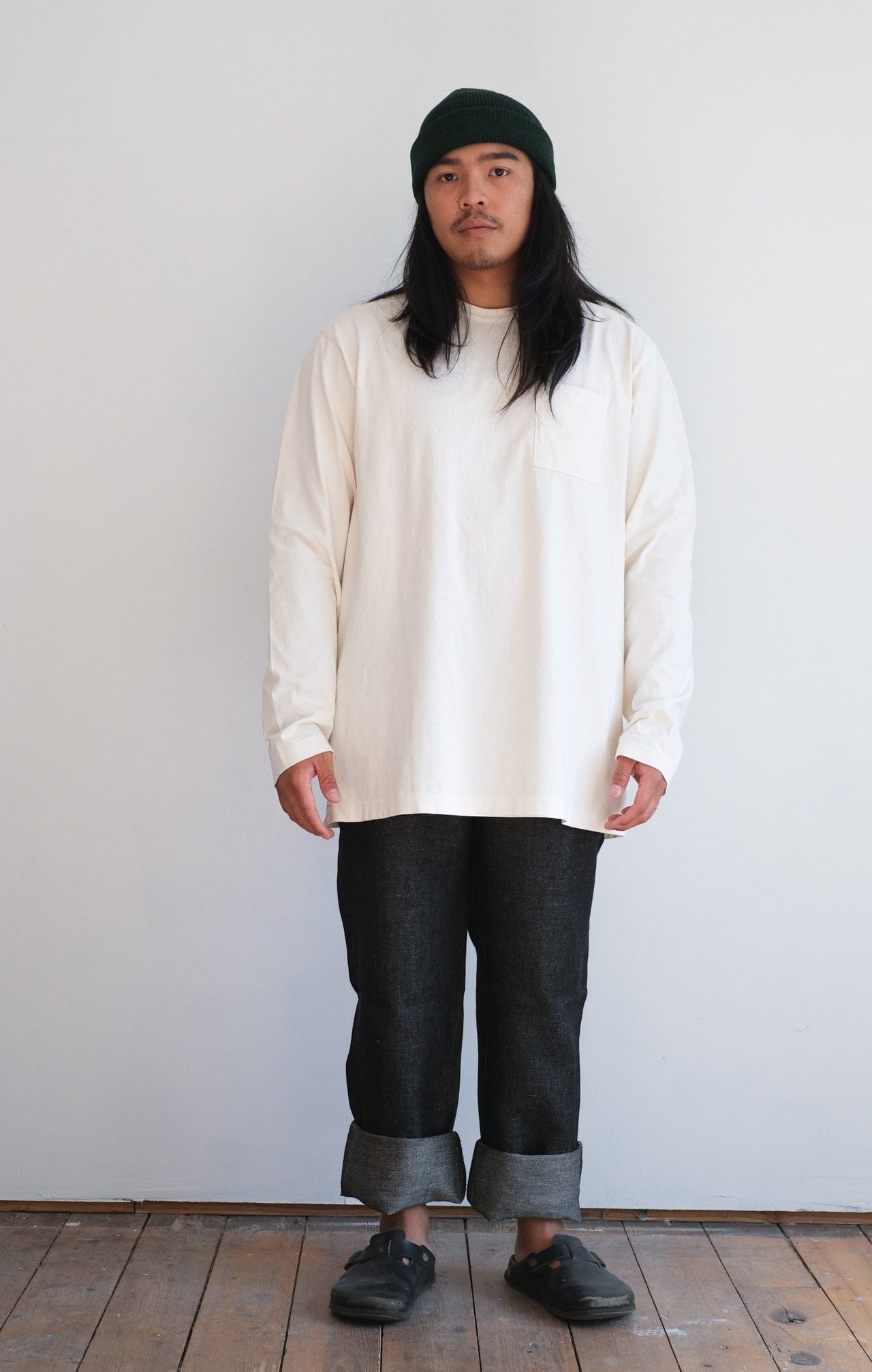 Long Sleeve Tee - Natural