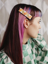 Carlotta Hair Clip in Orange