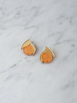 Mini Orange Studs