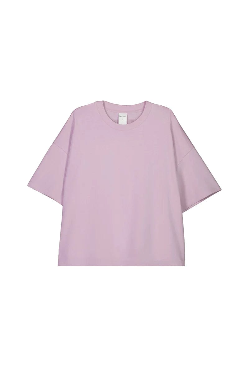 Oversized Boxy Tee - Lilac