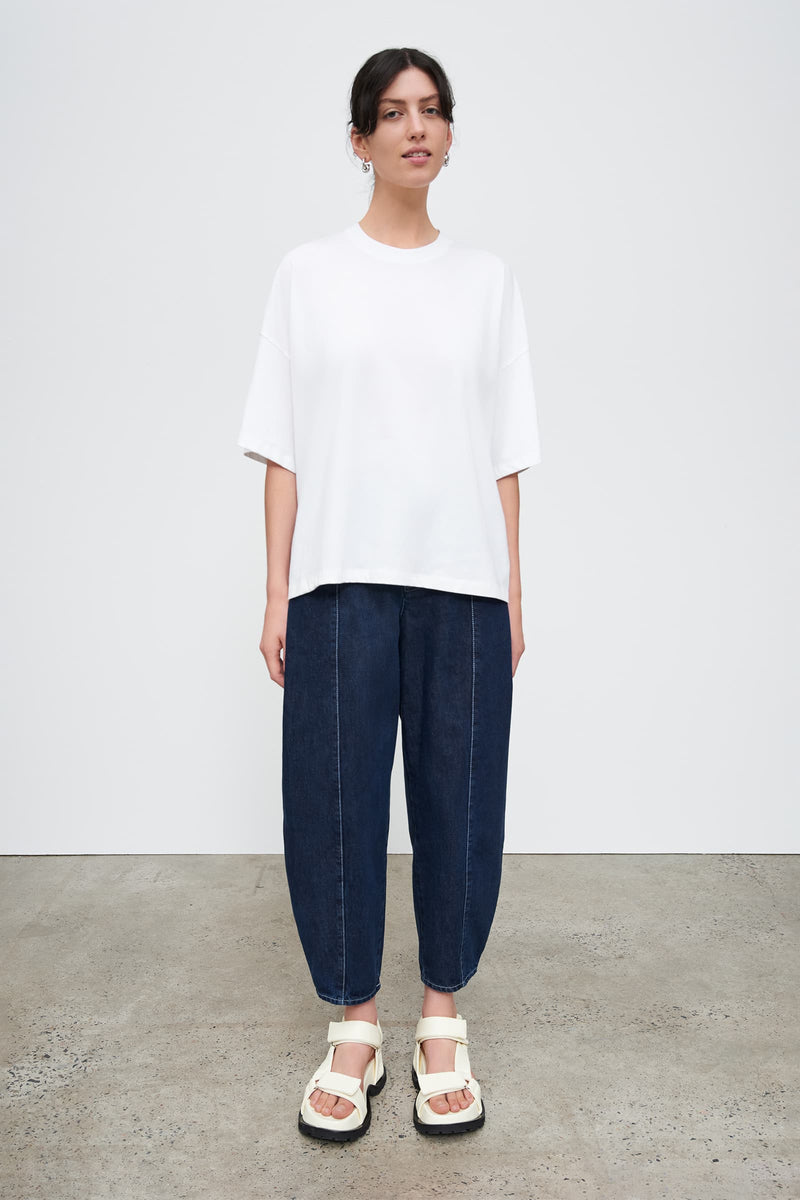 Oversized Boxy Tee - White